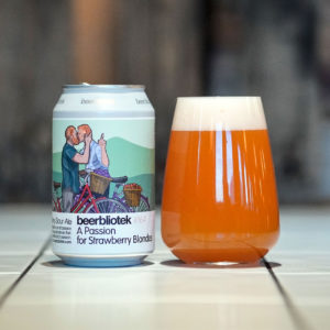 A passion for Strawberry Blondes, a Sour Ale brewed by Swedish Craft Brewery Beerbliotek, brewed in Gothenburg.