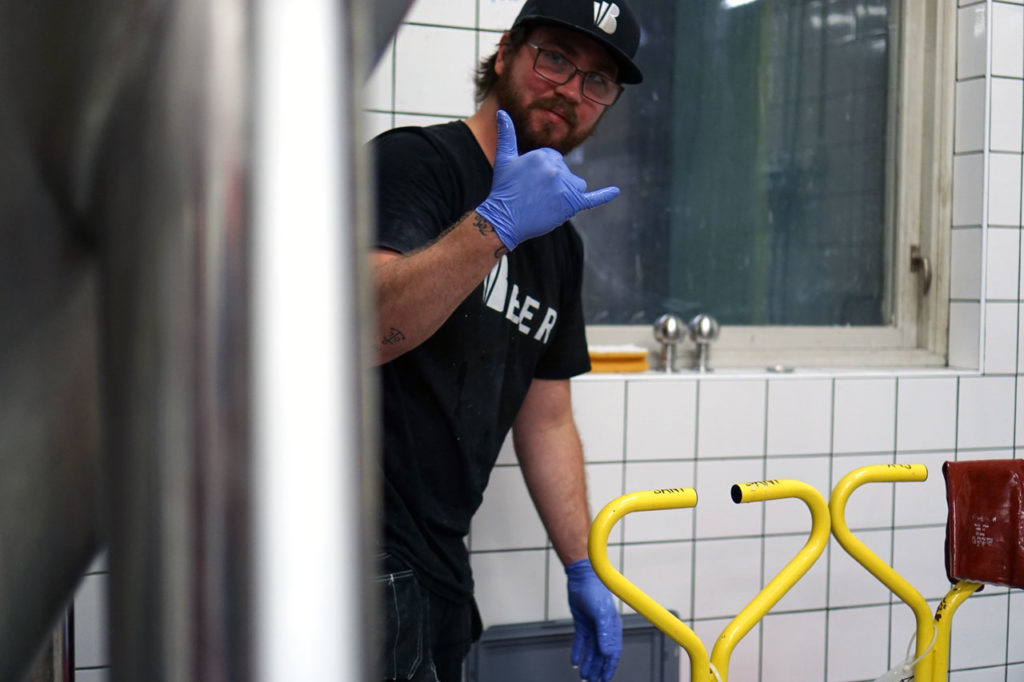 Jimmy Nilsson, a brewer at Beerbliotek.