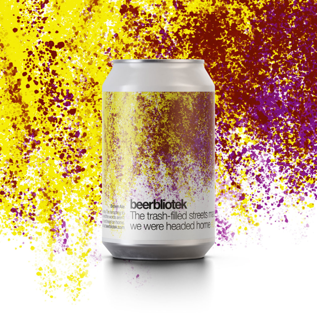 A can packshot of Make tiny changes to Earth, a Session IPA brewed in Gothenburg, by Swedish Craft Brewery Beerbliotek.