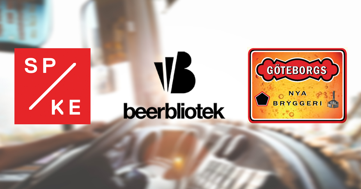Gothenburg Bus Tour 2019 Event design. Swedish craft breweries are Spike, Beerbliotek and Gothenburg Nya Brewery