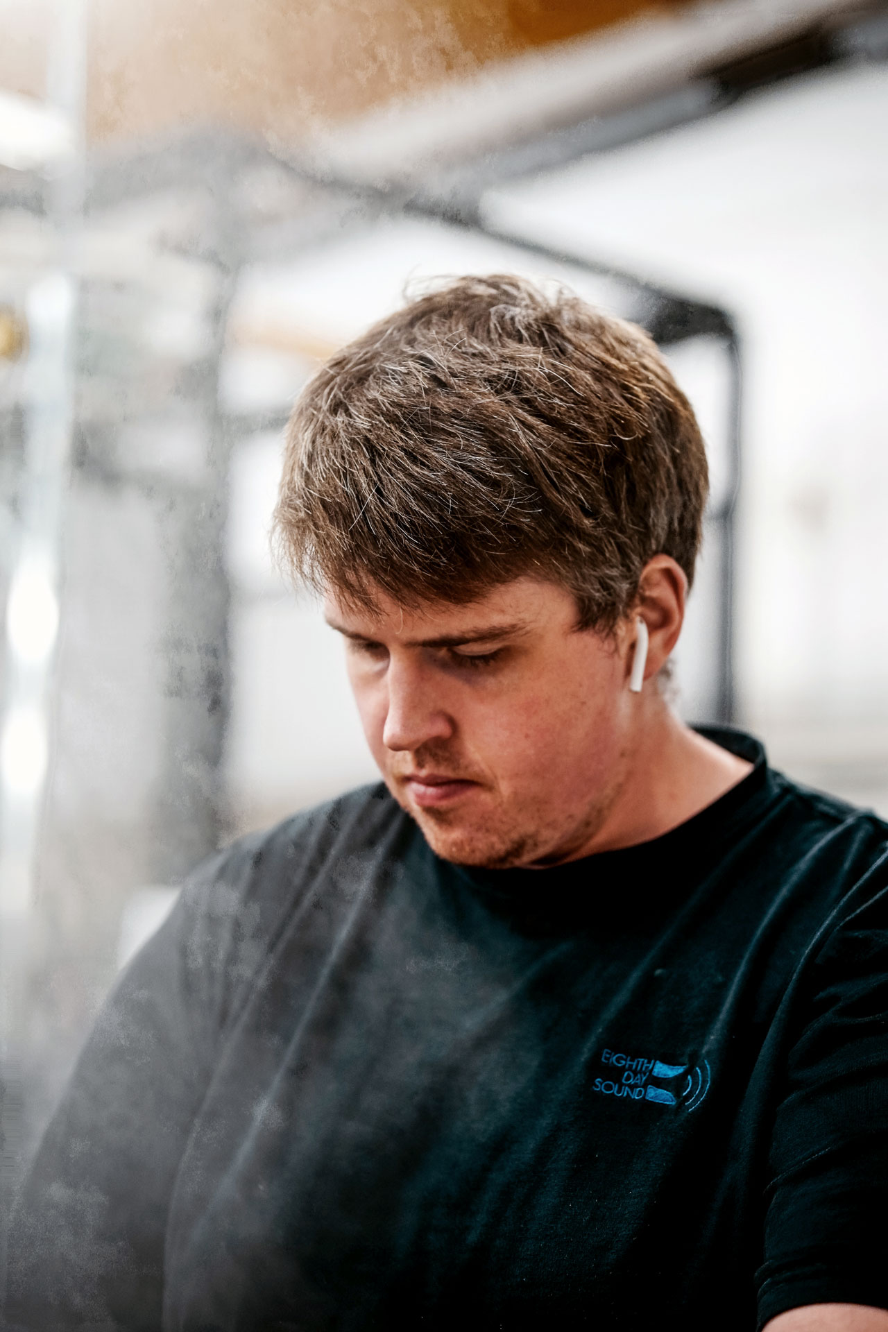 Declan Povey, our latest brewery helper at Beerbliotek.