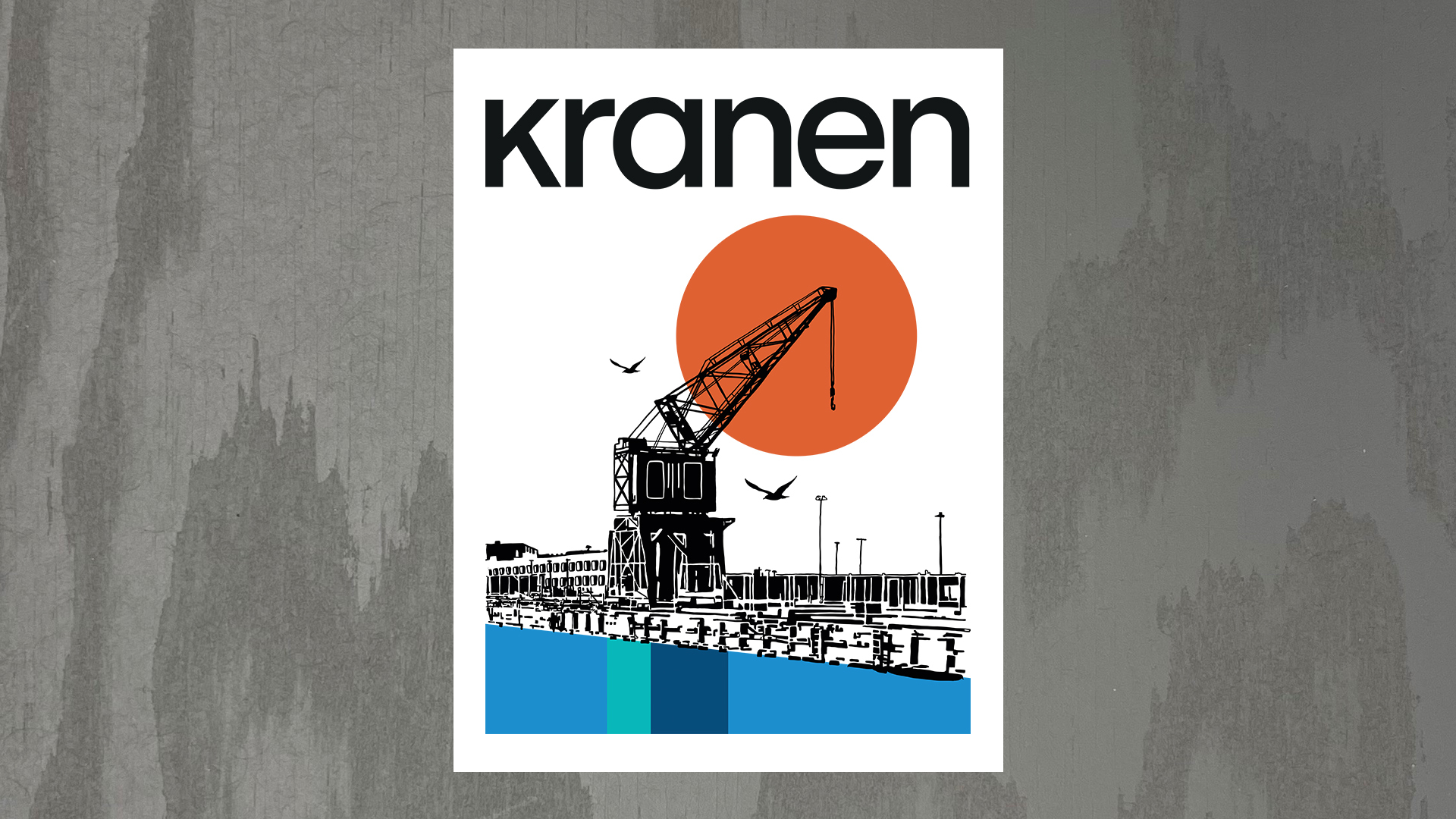 Göteborgs äldsta kran syns i logotypen för Scandinaviums nya bar Kranen. Logotypen för Scandinaviums nya bar Kranen. Design: Darryl De Necker.